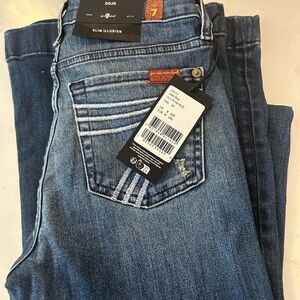 7 For All Mankind Lake Blue Jeans NWT